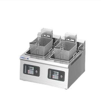 Bếp chiên nhúng để bàn 2 ngăn CN-JC-JDSGZL-T-14L