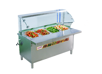 Tủ hâm nóng thức ăn kính cong OKASU KC-2100  