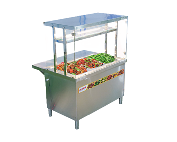 Tủ hâm nóng thức ăn kính vuông OKASU KV-2100 
