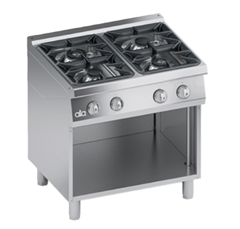 Bếp Âu 4 họng dùng gas có chân đứng ATA K7GCU10VV 