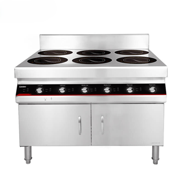 Bếp từ 6 bếp công nghiệp chịu tải nặng Lestov LT-B300VI-B135