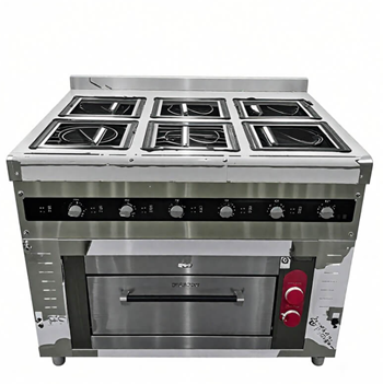 Bếp điện từ 6 đầu đốt có lò nướng Lestov LT-B290VI-JL