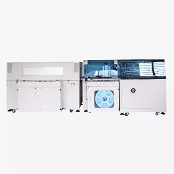 Máy đóng gói tự động dán cạnh bằng điện BSF-5545LD+BS-5030X