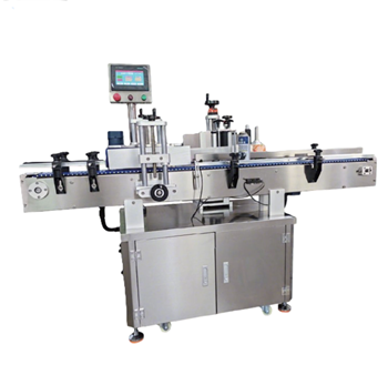 Máy dán nhãn dùng cho lọ thủy tinh, lon kim loại đựng gia vị, dây chuyền sản xuất DW211 