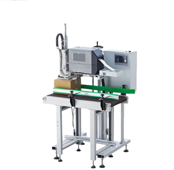 Máy in tem dán tem tự động lên nắp thùng carton GTB100A