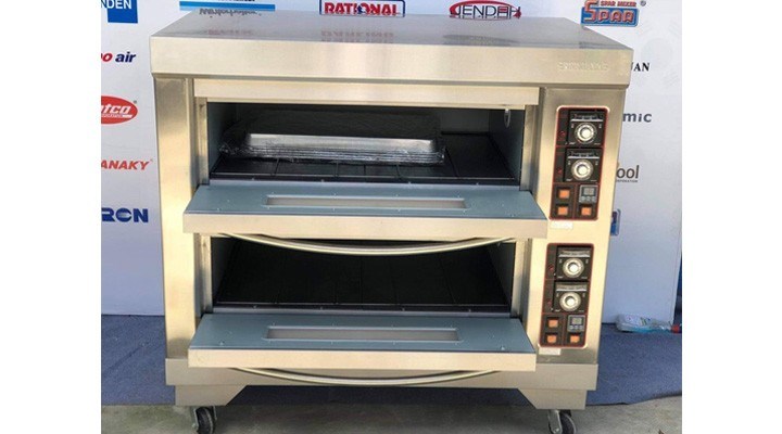 lò nướng 2 tầng 4 khay berjaya bjy-e13kw-2bd dùng điện hình 1 lo nuong 2 tang 4 khay berjaya bjy-e13kw-2bd dung dien hinh 1