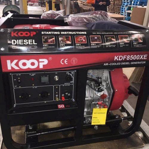 may phat dien chay dau 6kw koop kdf8500xe hinh 0