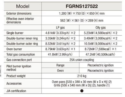 bep tu lien lo fujimark fgrns127522 hinh 0