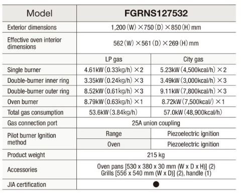 bep tu lien lo fujimark fgrns127532 hinh 0