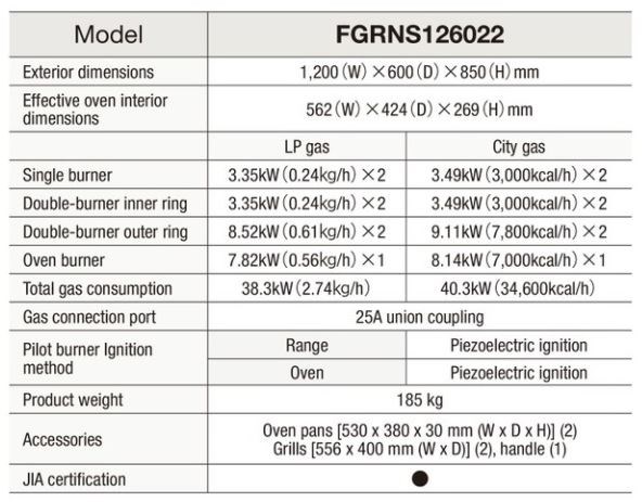 bep tu lien lo fujimark fgrns126022 hinh 0