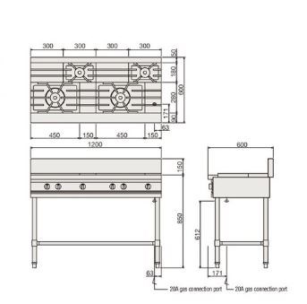 bep gas fujimark fgtns126022 hinh 1