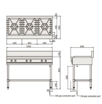 bep gas fujimark fgtns126030 hinh 1