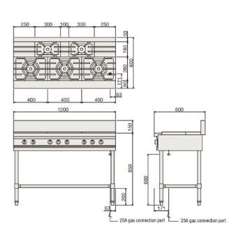 bep gas fujimark fgtns126032 hinh 1