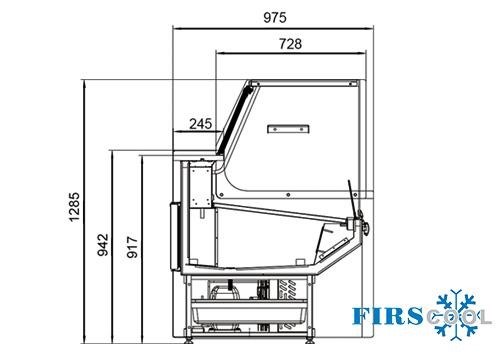 tu mat trung bay sieu thi firscool g-nss1800fg hinh 1