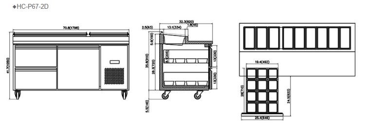 ban mat chuan bi pizza firscool hc-p67-2d hinh 1