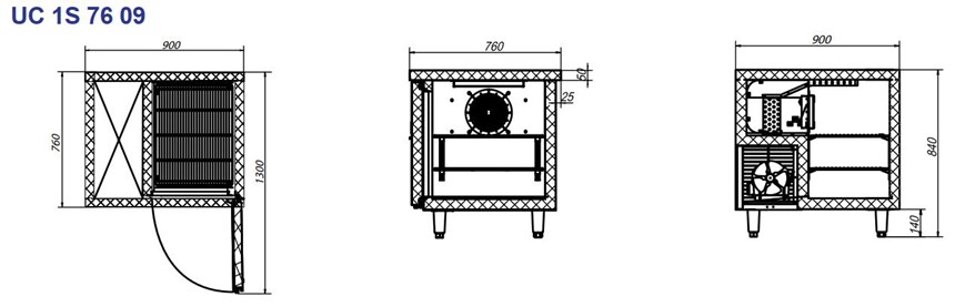 ban mat inox 1 cua turbocool 195 lit uc 1s 76 09 hinh 0