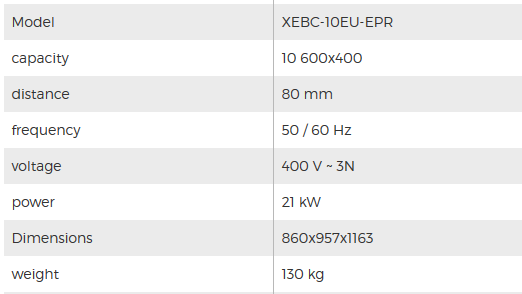 lo nuong cong nghiep unox xebc-10eu-epr  hinh 0