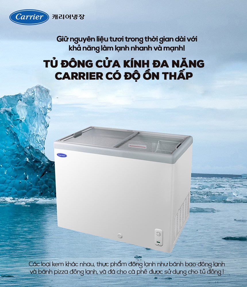 tu dong cua kinh da nang co do on thap carrier csdh-d600wa hinh 0