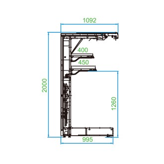  tu trung bay sieu thi carrier n / amf-d2520nd hinh 0