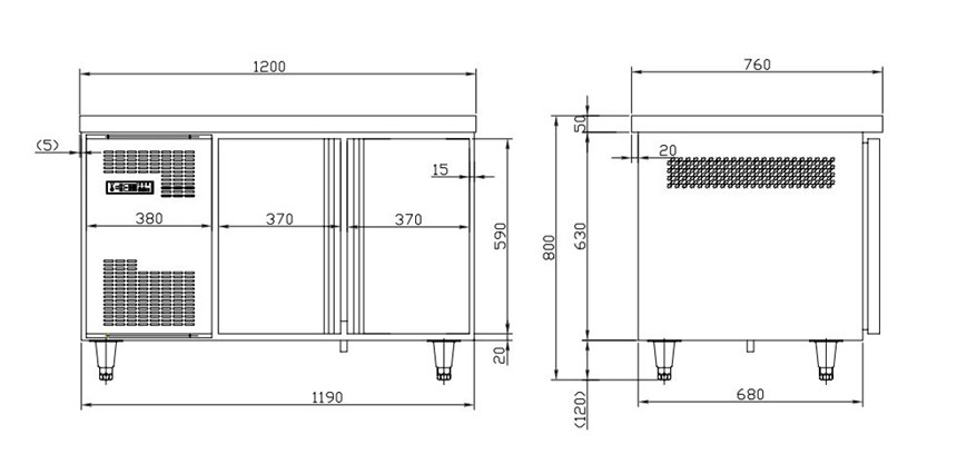 ban mat 2 canh kolner tc0.2l2 (lanh truc tiep) hinh 0