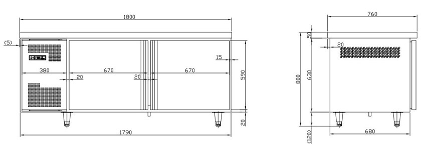 ban mat 2 canh kolner tc0.4l2 (lanh truc tiep) hinh 0