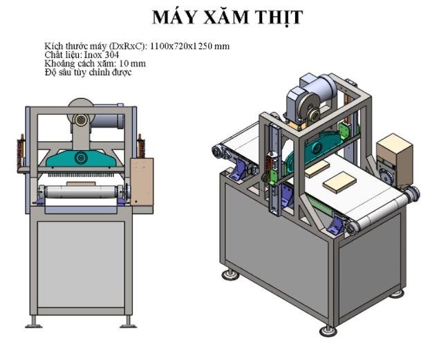 may xam thit okasu ks-1100 hinh 0