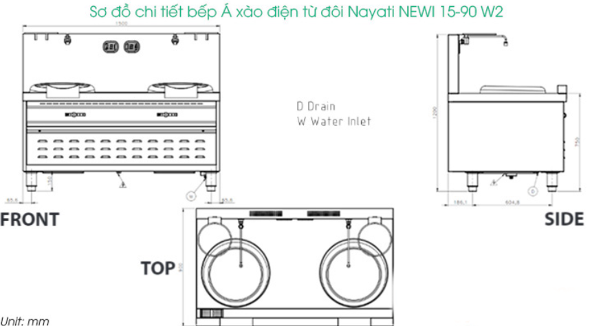 bep a xao dien tu doi nayati newi 15-90 w2 hinh 0