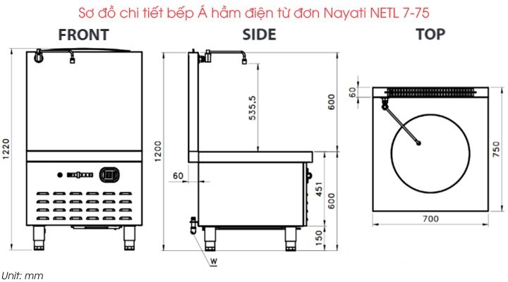 bep a ham dien tu don nayati netl 7-75 hinh 2