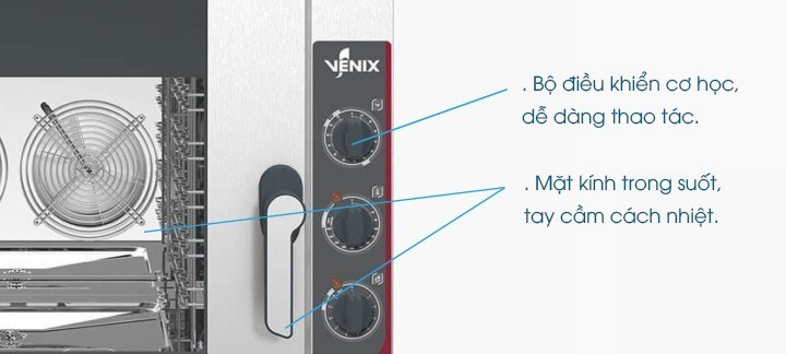 lo nuong hap da nang venix sq05m00 5 khay hinh 2