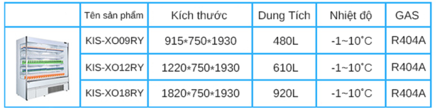 tu trung bay sieu thi kistem kis-xo18ry hinh 0