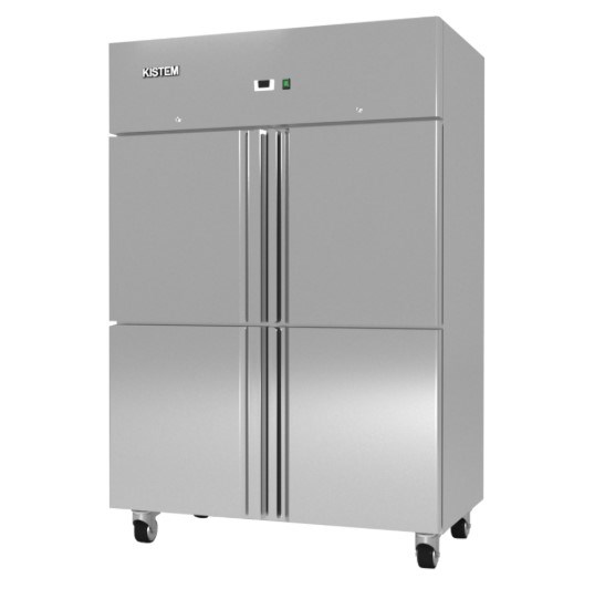 tu mat inox 4 canh kistem kis-xfgn45r (quat gio) hinh 0