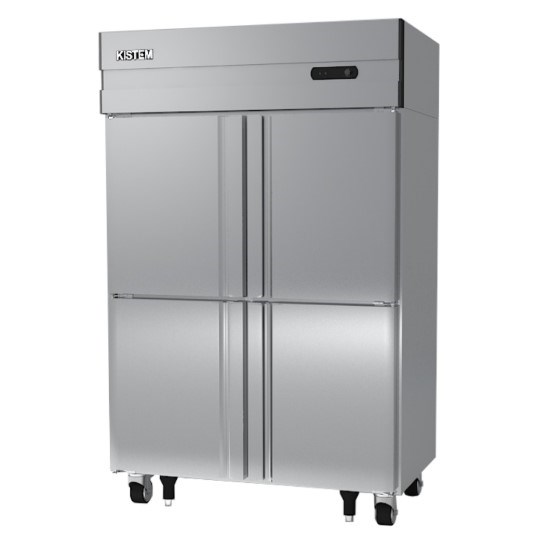 tu mat inox 4 canh kistem kis-xd45r (820 lit) hinh 0