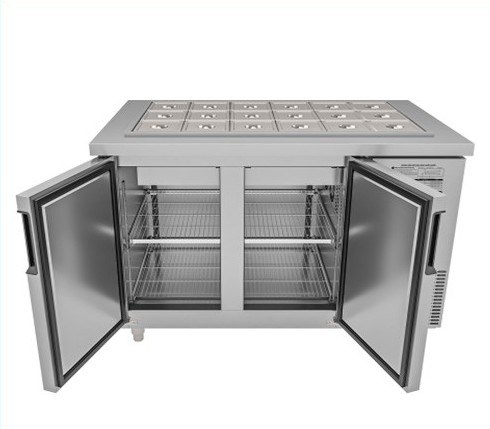 ban mat salad quat gio 2 canh inox bsq-2mi1275 1m2 hinh 1