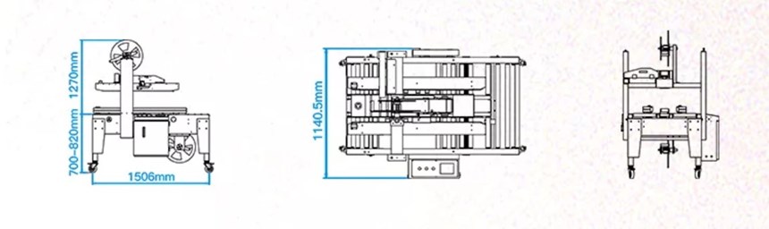  may dan thung carton fxw-6050 hinh 1