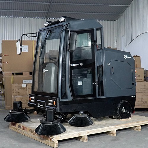 xe quet rac cong nghiep ngoi lai kumisai kms-s12 hinh 0