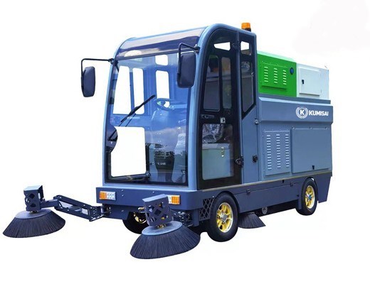 xe quet rac cong nghiep ngoi lai kumisai kms 210 hinh 0