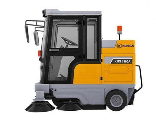 xe quet rac cong nghiep ngoi lai kumisai kms 1900a hinh 0