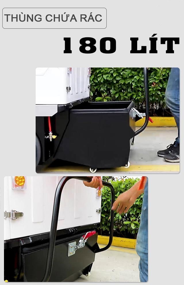 xe quet rac cong nghiep ngoi lai kumisai kms 1900a hinh 1