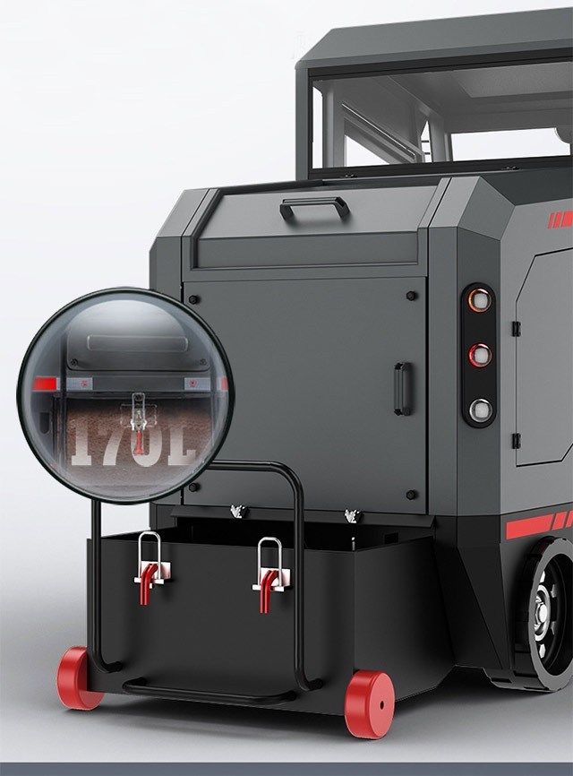 xe quet rac ngoi lai kumisai kms-s10 hinh 2