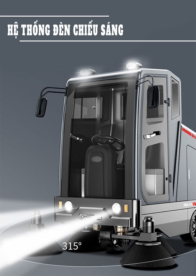 xe quet rac ngoi lai kumisai kms-s10 hinh 1