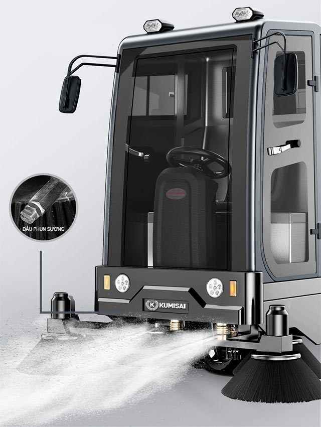xe quet rac ngoi lai kumisai kms-s10 hinh 3