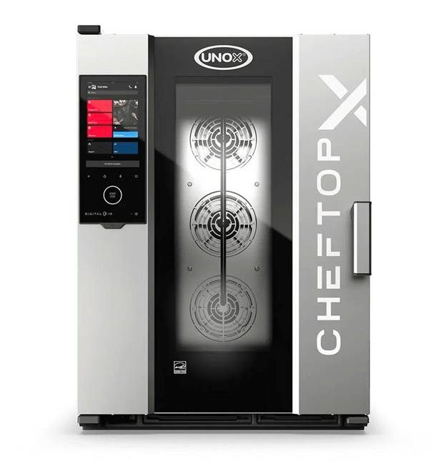 lo nuong doi luu 10 khay dung gas unox cheftop-x™ xeda-1011-gxrs hinh 0