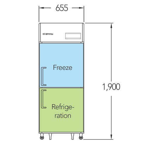 tu dong mat 2 canh inox everzen uds-25rfir (unique daesung) hinh 1