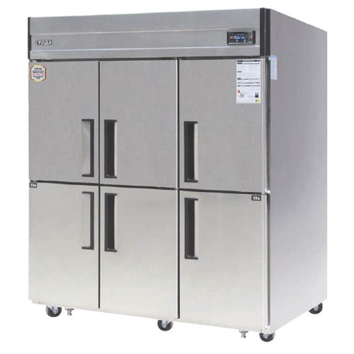 tu dong mat 6 canh inox everzen uds-65rfir (unique daesung) hinh 0