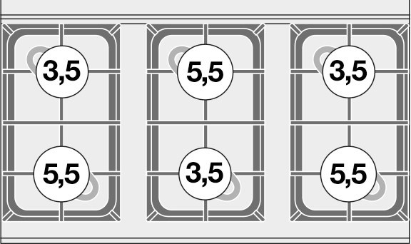 bep au 6 dau dot dung gas va lo nuong gas (cua kinh) lotus cf6-610g hinh 0