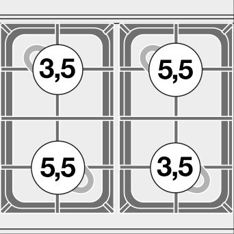 bep au 4 dau dot dung gas va lo nuong dien (cua kinh) lotus cfm4-66gem hinh 0