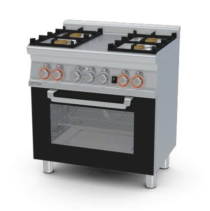 bep au 4 hong co lo nuong (cua kinh) lotus cfm4-68gem hinh 0