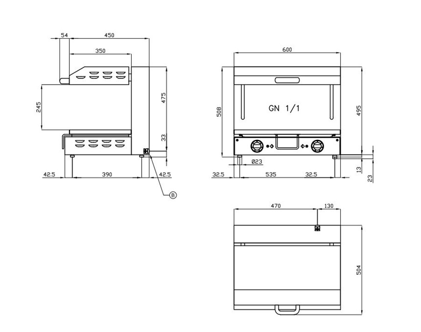 lo nuong dien salamander lotus slc-600et hinh 0