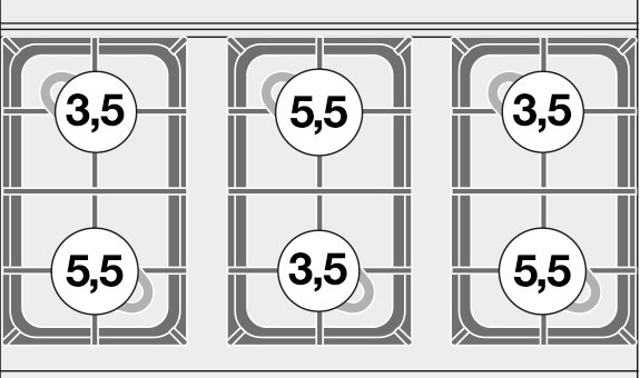 bep au 6 dau dot dung gas lotus pct-610g hinh 1