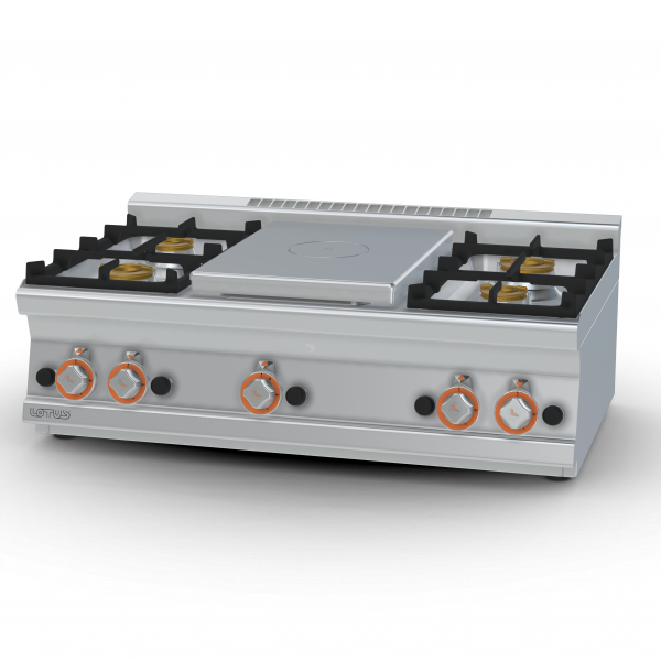 bep au 4 hong dot dung gas lotus tp4t-610g hinh 0